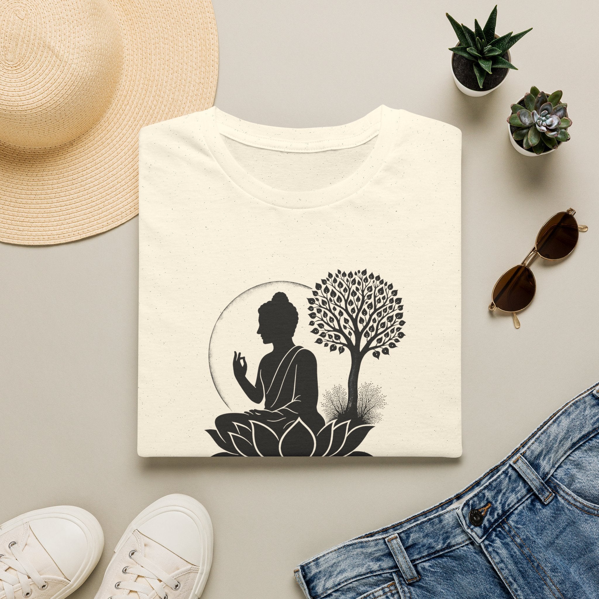 Moonlit tree silhouette T-Shirt