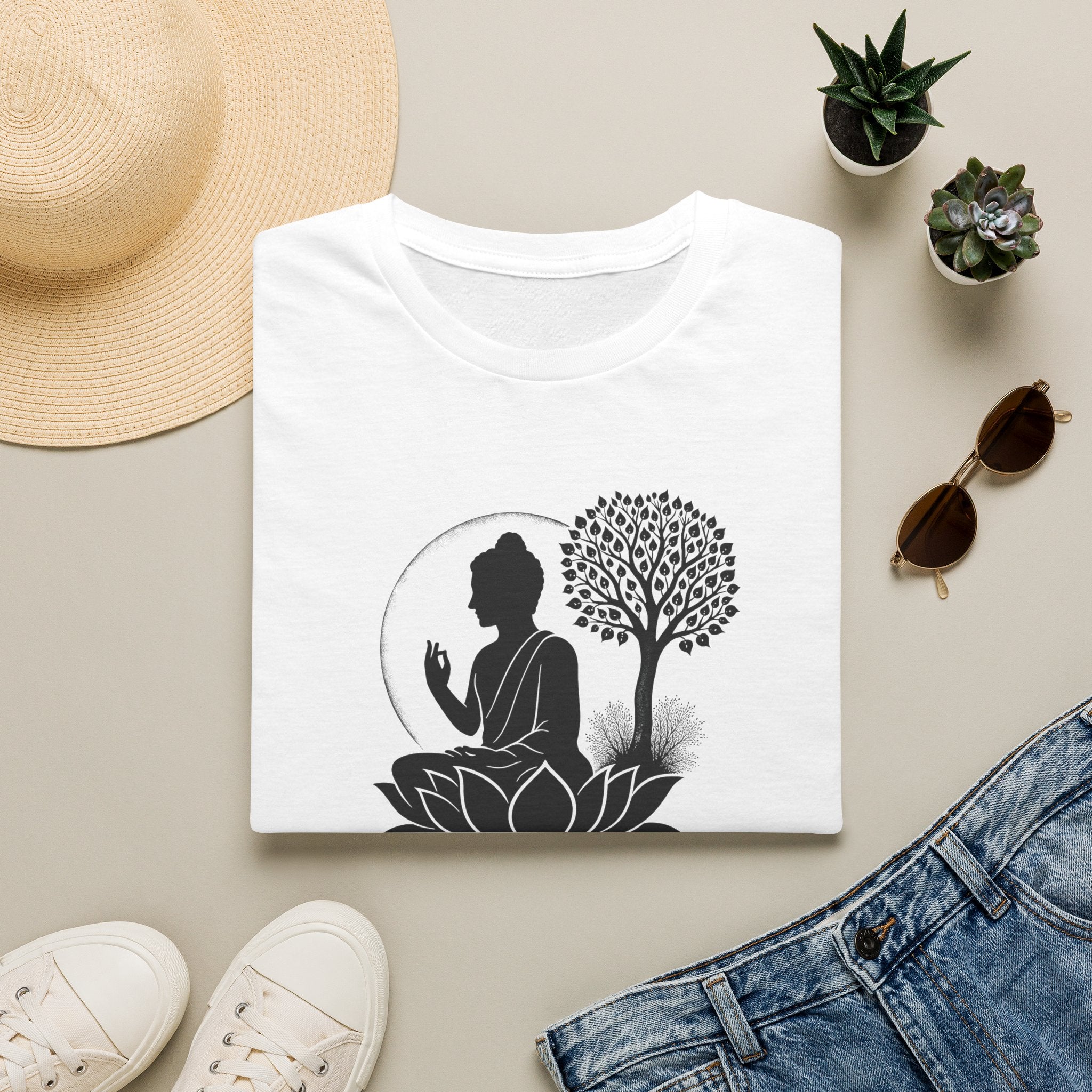 Moonlit tree silhouette T-Shirt