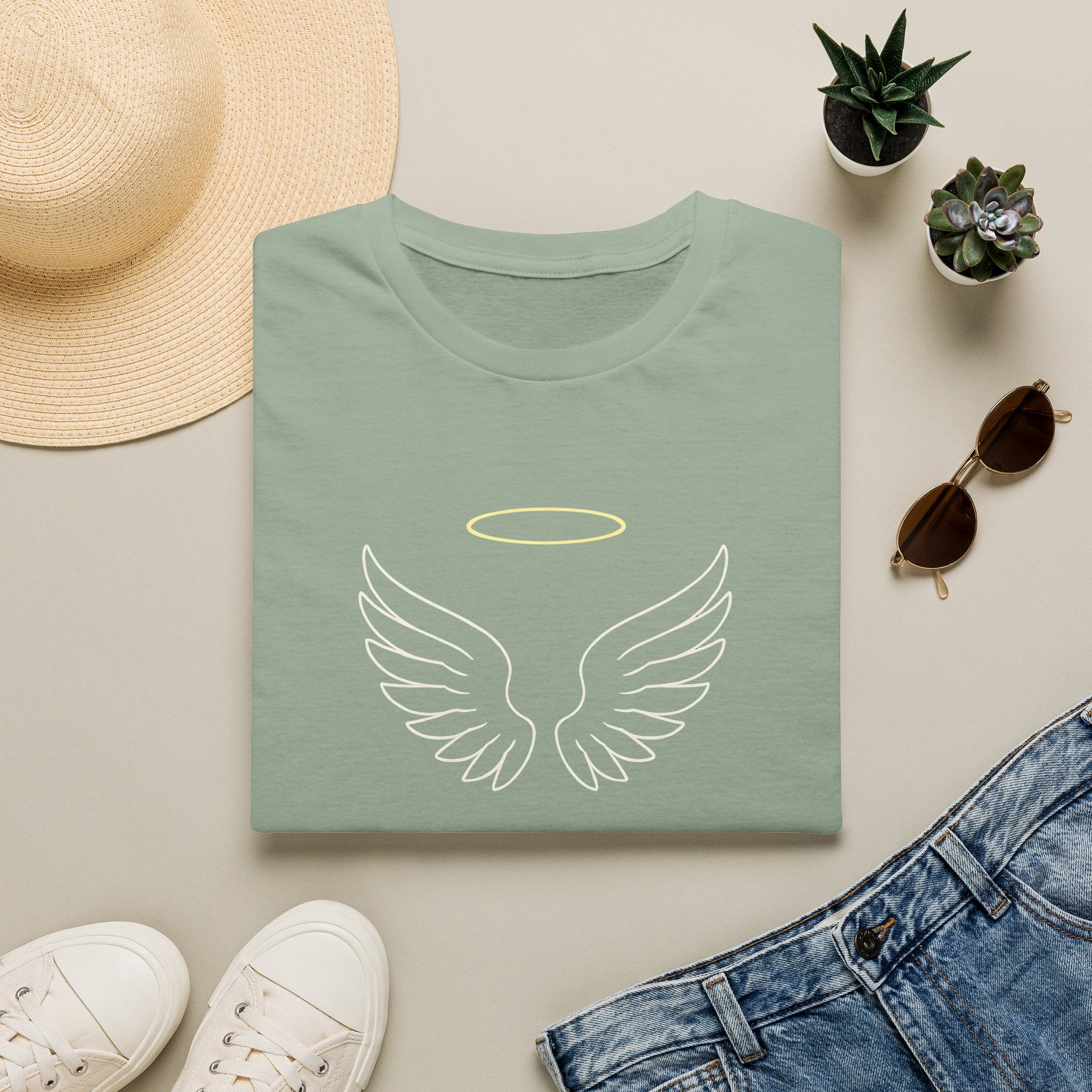 Angel Wings Halo T-Shirt