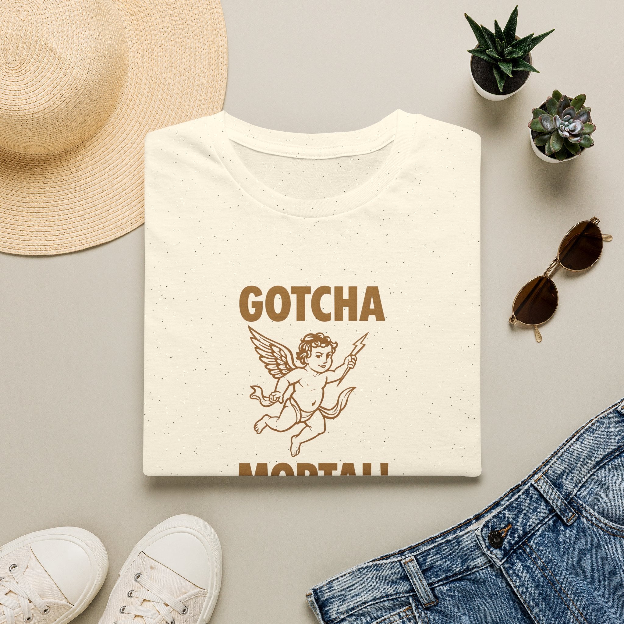 Cupid with Lightning Bolt T-Shirt