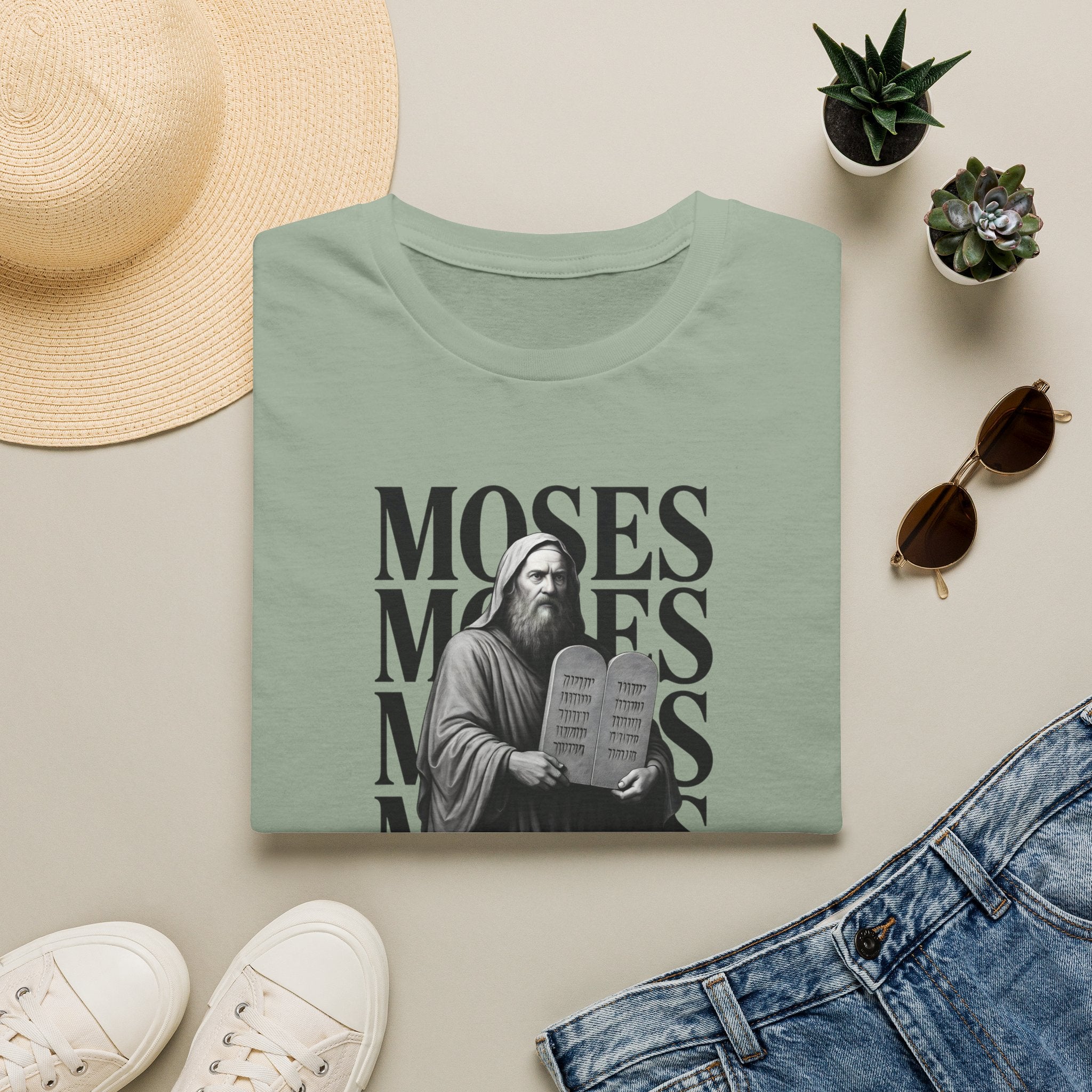 Moses and Ten Commandments T-Shirt