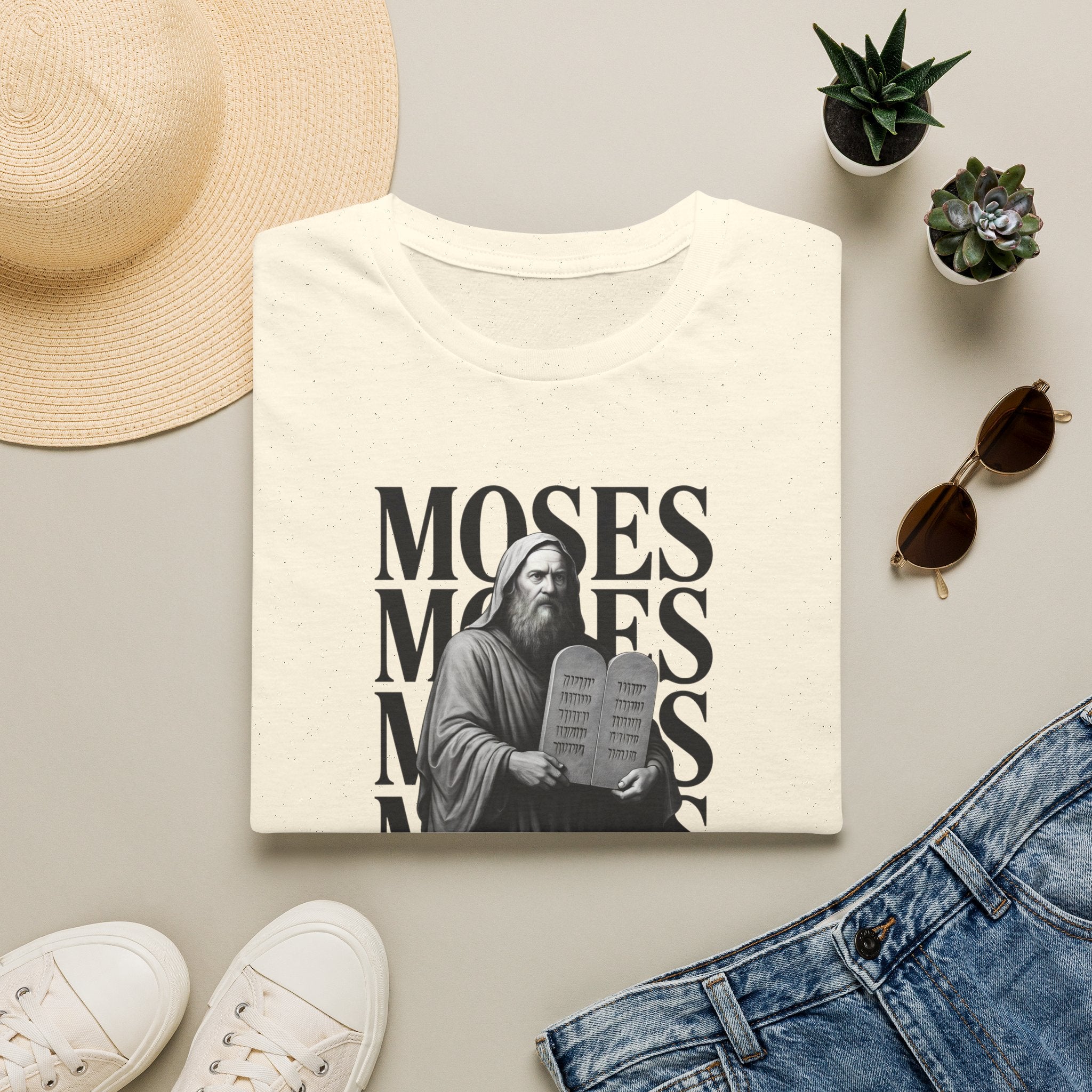Moses and Ten Commandments T-Shirt
